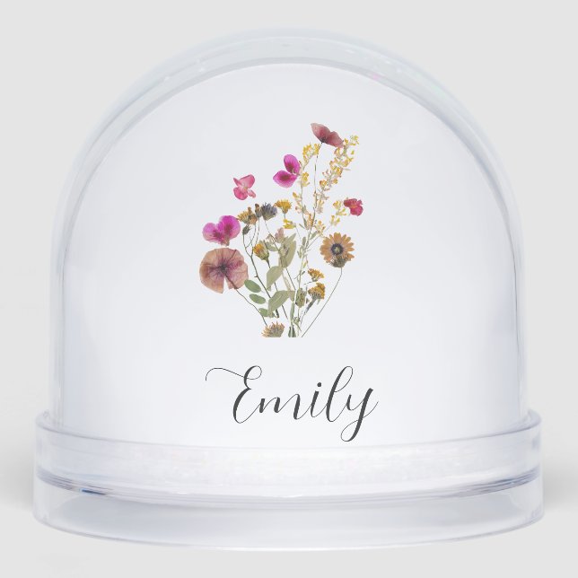 Wildflower Snowglobe (Front)