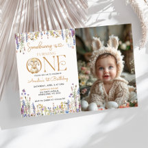 Wildflower Some Bunny Is Turning One 1st Birthday