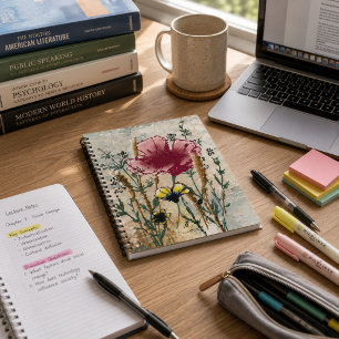 Wildflower Spiral Notebook