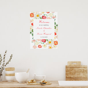 Wildflower Spring Floral Poster