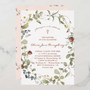 Wildflower Spring Summer Floral Baptism