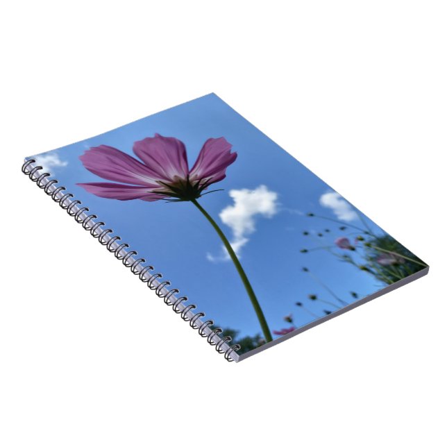 Wildflower Standing Tall Spiral Notebook (Right Side)