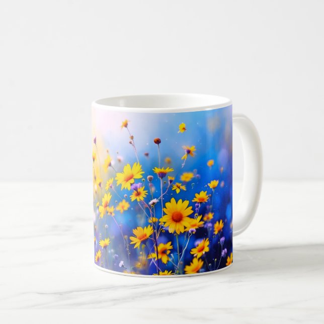 Wildflower Summer Coffee Mug (Front Right)