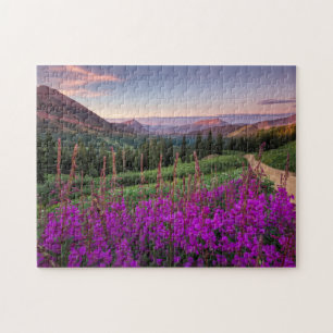Wildflower Sunrise Crested Butte, Colorado Jigsaw Puzzle