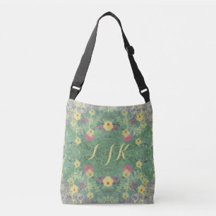 Wildflower Symmetry Crossbody Bag