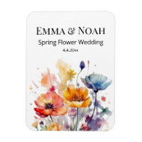 Wildflower Symphony: Colourful Spring Watercolor