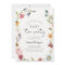 Wildflower Tea Baby Shower Invitation