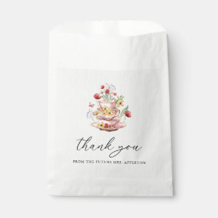 Wildflower Tea Party Bridal Shower Thank You Favour Bags