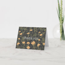 Wildflower Thank You Card