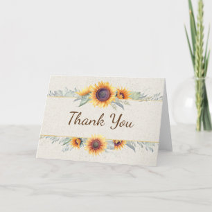 Wildflower Thank You Card