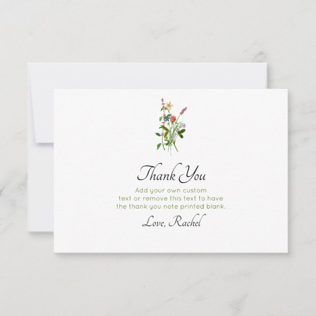 Wildflower Thank You Cards (Front)