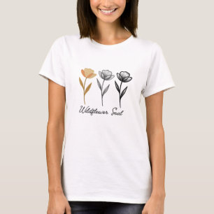 Wildflower trendy Design T-Shirt