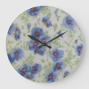 Wildflower Violet Wall Clock
