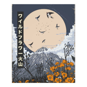 Wildflower Volcano Photo Print