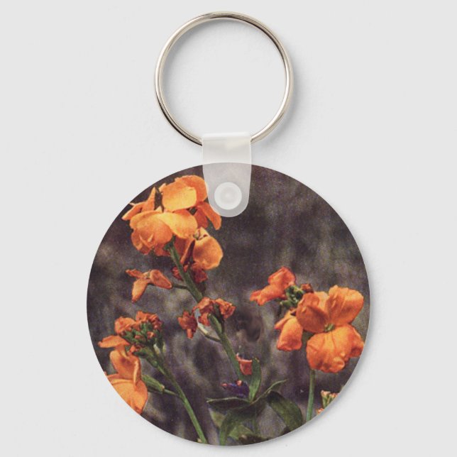 Wildflower: Wallflower Key Ring (Front)