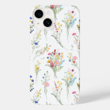Wildflower Watercolor Floral Pattern