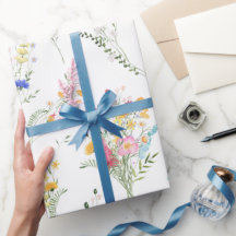 Wildflower Watercolor Floral Pattern