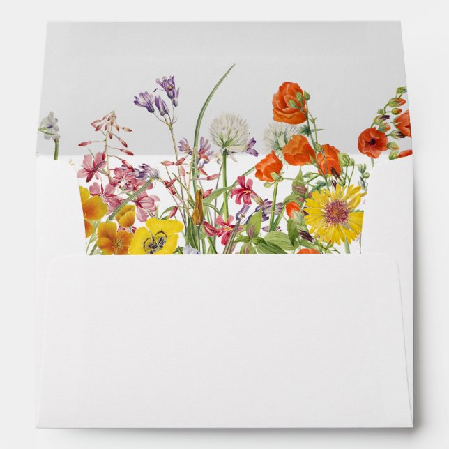 Wildflower Wedding Envelopes (Back (Bottom))