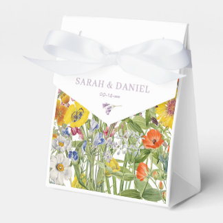 Wildflower Wedding Favour Box