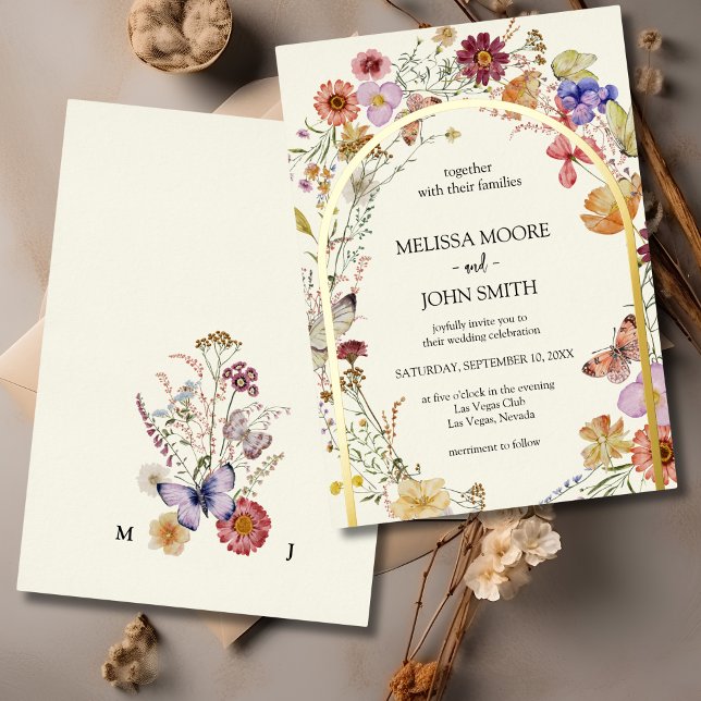 Wildflower Wedding Foil (Creator Uploaded)