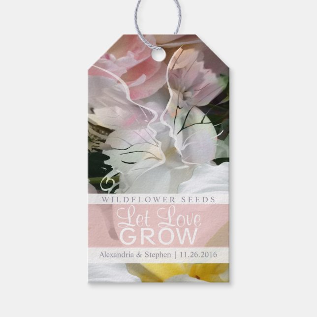 Wildflower Wedding Gift Tags (Front)