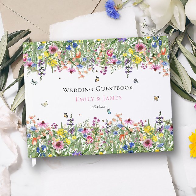 Wildflower Wedding  Guest Book (Creator Uploaded)