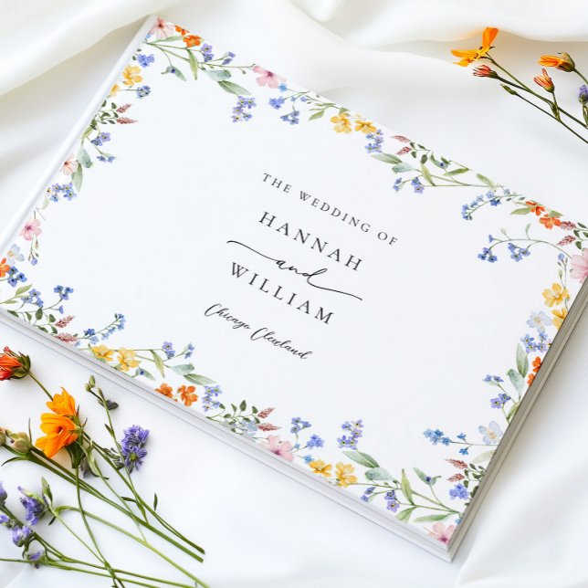 Wildflower Wedding Guest Book (Creator Uploaded)