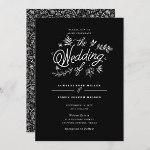Wildflower Wedding Invitation