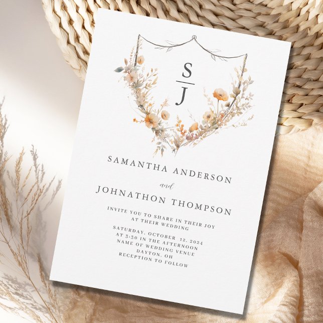 Wildflower Wedding Invitation (Creator Uploaded)