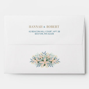 Wildflower Wedding Invitation Mailing Envelope