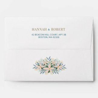 Wildflower Wedding Invitation Mailing Envelope