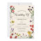 Wildflower Wedding Invitation with Custom Photo