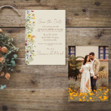 Wildflower Wedding Photo