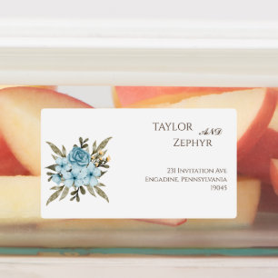 Wildflower Wedding RSVP Return Address