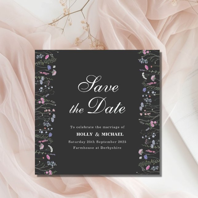 Wildflower Wedding Save the Date WF1 (Creator Uploaded)