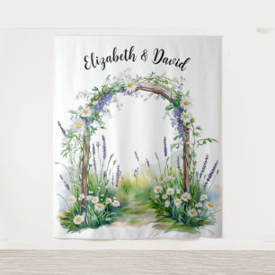 Wildflower Whimsy Backdrop Tapestry