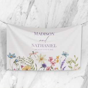 Wildflower Wild Flower Floral Garden Wedding Banner