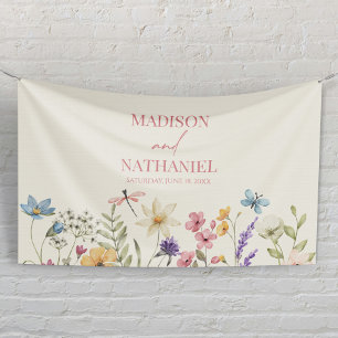 Wildflower Wild Flower Floral Garden Wedding Banner