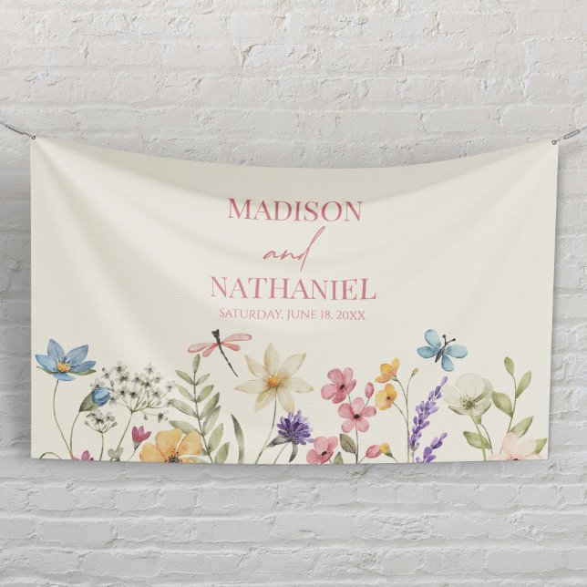 Wildflower Wild Flower Floral Garden Wedding Banner (Creator Uploaded)