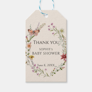 Wildflower Wishes A Baby Shower In Bloom Gift Tags