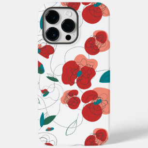 Wildflower Wonderland Stylized Flowers pattern Case-Mate iPhone 14 Pro Max Case