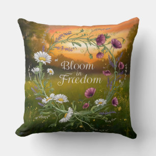 Wildflower Wreath Cushion