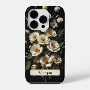 Wildflower Wreath Watercolor Personalized 3d iPhone 14 Pro Case
