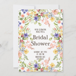 WildflowerBridal Shower Invitation
