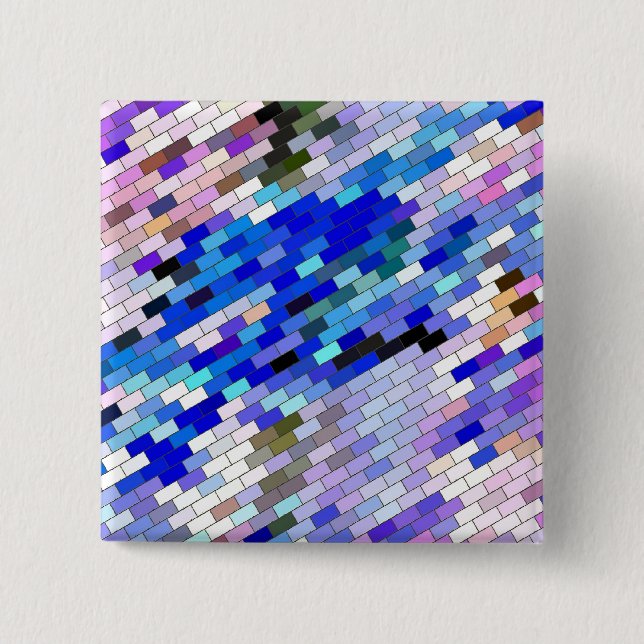 WILDFLOWERS 15 CM SQUARE BADGE (Front)