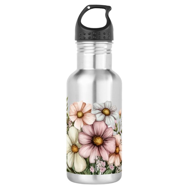 Wildflowers  532 ml water bottle (Front)
