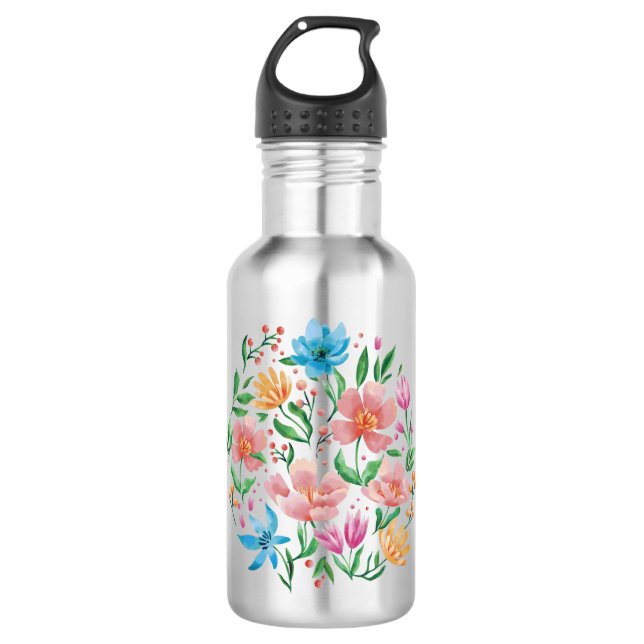 Wildflowers 710 Ml Water Bottle (Front)