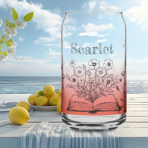 Wildflowers and Butterflies Can Glass