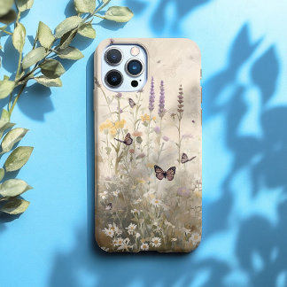 Wildflowers and Butterflies Phone Case – Botanical