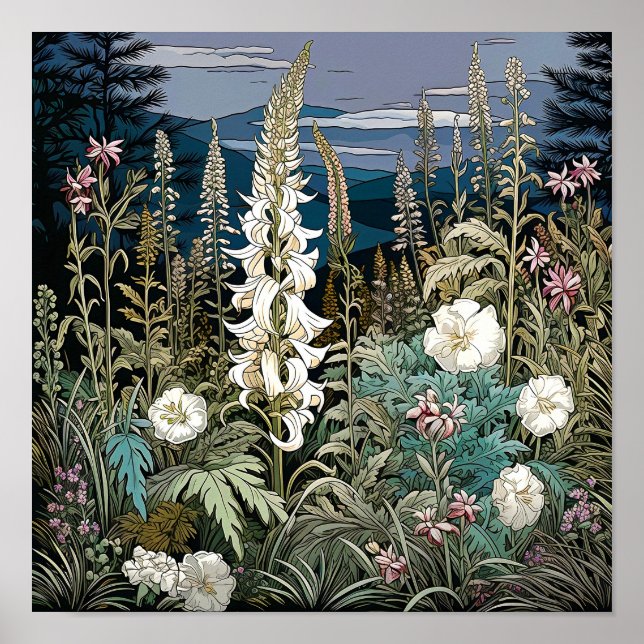 Wildflowers Art Print  (Front)